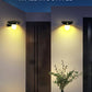 Solar Lights Outdoor Garden Solar Powered Wall Lamp Waterproof Motion Sensor Pathway Light Landscape Path Yard Backyard Lawn
