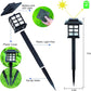 2/4/6/8/12Pcs Solar LED Pathway Lights Outdoor Waterproof Walkway Garden Decor Street Lamp for Landscape Yard Patio Driveway