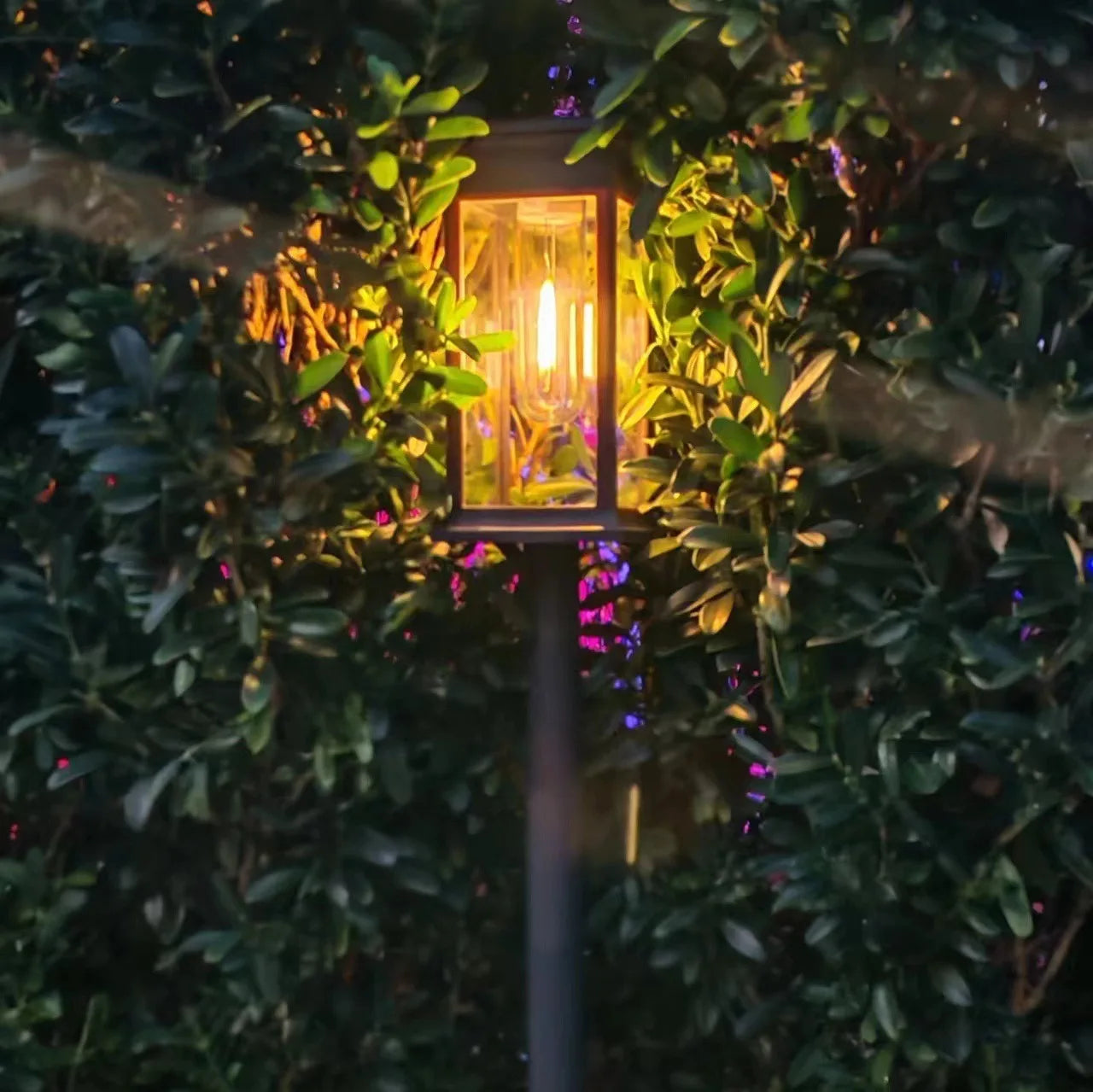Solar LED Walkway Lights Outdoor Waterproof Durable Tungsten Warm Light Garden Patio Driveway Sidewalk Splice Decorative Lights