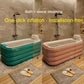 Adult Portable Bathtub Folding Bath tub Bucket Body Sauna Shower Steam Inflatable Whirlpool Bathtub Simple Bathroom Supplies