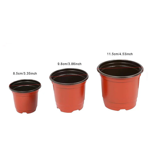 20Pcs 3Size Plant Pot Garden Nursery Seed Starting Flowerpots Lightweight Succulent Seedling Tray Flower Vegetable Container Box