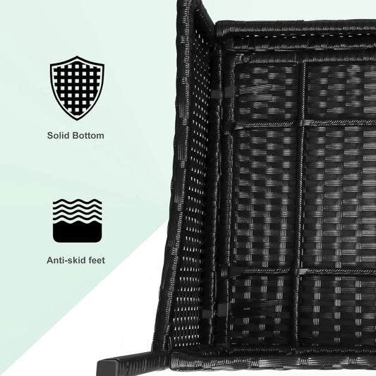 Rattan Garden Furniture Set,  4 piece Patio Rattan furniture sofa Weaving Wicker
