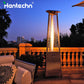 portable heater for parties Outdoor PYRAMID FLAME HEATER Stainless Steel Outdoor Garden Gas Patio Heaters