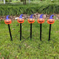 2024 Solar Lights Outdoor Waterproof Holiday Garden Pumpkin Lamp LED Lights Halloween Decorations Lawn Ground Plug Light 665