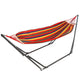 2-in-1 Hammock Hanging Chair fold Camping Thicken Swinging Chair Outdoor Hanging Bed Canvas Rocking Chair with Hammock Stand