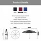 10 Ribs Portable Strong Frame Umbrella Strong Windproof Automatic Open Close Folding Umbrella Compact Travel for Men Women