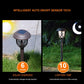 6-Pack Waterproof LED Solar Courtyard Lamps - Outdoor Lawn Lights for Garden Pathways and Landscape Lighting Decor