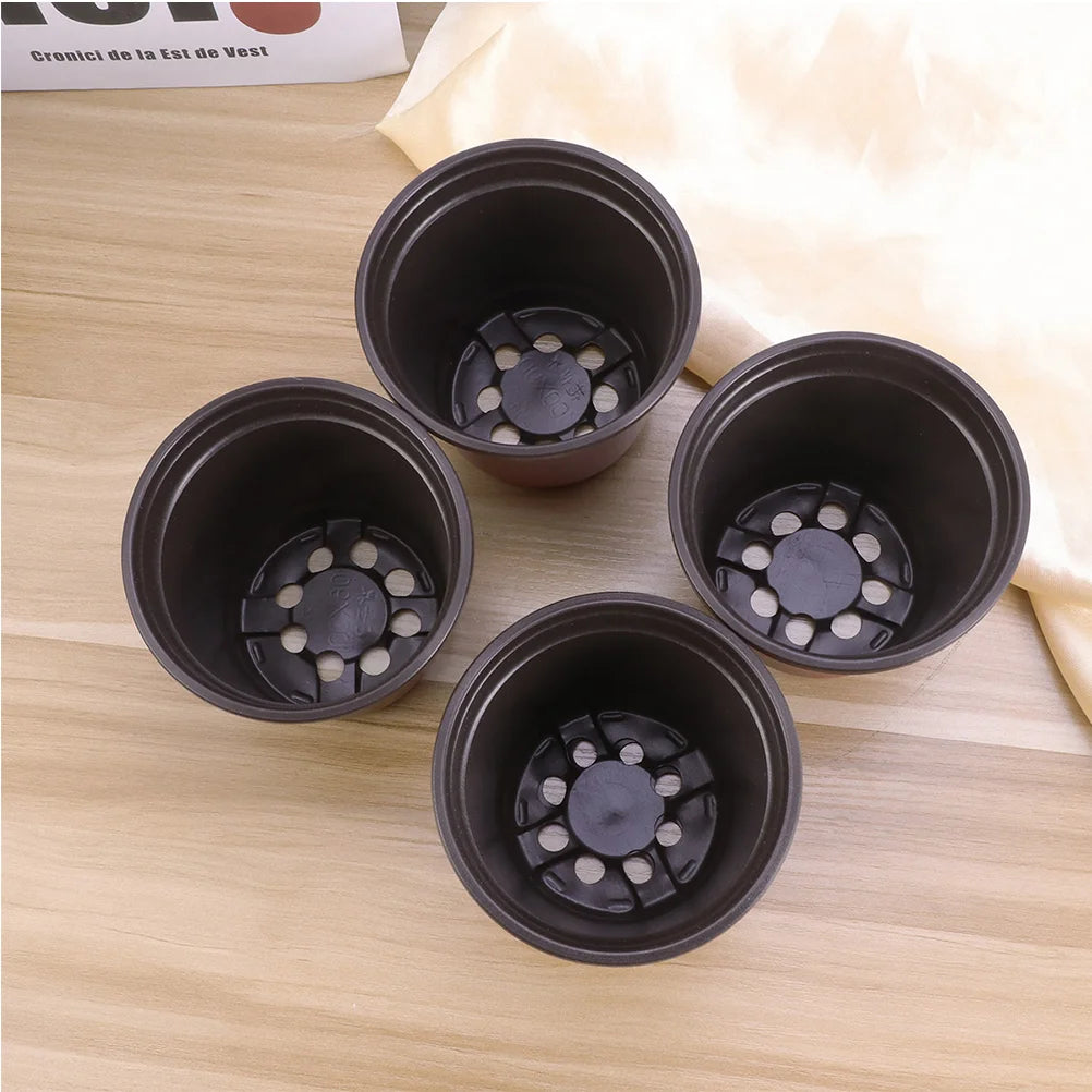 30Pcs with Drainage Holes 15cm Nursery Pots Starting Pot Flower Container for Succulents Seedlings Cuttings