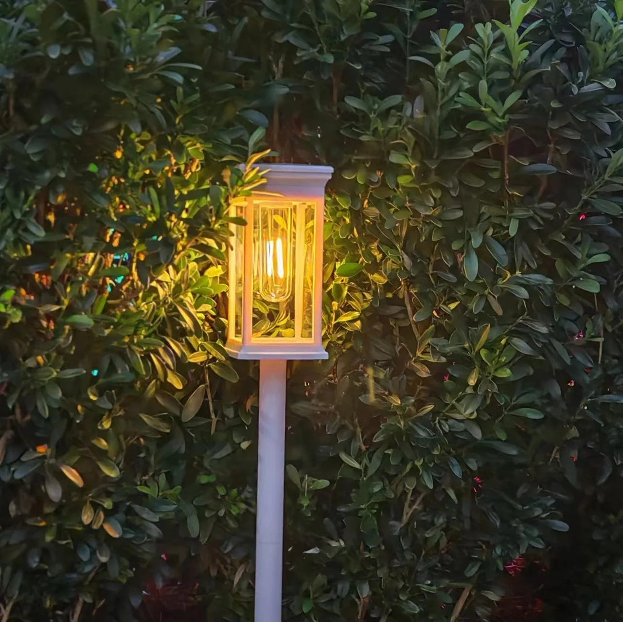 Solar LED Walkway Lights Outdoor Waterproof Durable Tungsten Warm Light Garden Patio Driveway Sidewalk Splice Decorative Lights