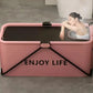 Portable Large Foldable Bathtub for Adults and Children 1.2/1.5m Full Body Soaking Tubs Household Shower Artifact Inflatable