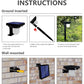Solar Lights Outdoor Garden Solar Powered Wall Lamp Waterproof Motion Sensor Pathway Light Landscape Path Yard Backyard Lawn