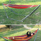 2-in-1 Hammock Hanging Chair fold Camping Thicken Swinging Chair Outdoor Hanging Bed Canvas Rocking Chair with Hammock Stand