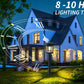 Outdoor solar lawn light, waterproof landscape garden light