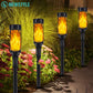 Solar Flame Torch Lights Outdoor Waterproof LED Solar Flickering Dancing Lights Garden Landscape Lighting Decor Halloween Patio