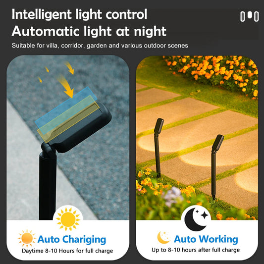 Solar Powered Outdoor Garden Pathway Lights