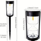 4 Pcs Solar Hourglass Lawn Lamp IP65 Waterproof Garden Light Flashing LED Landscape Light for Outdoor Garden Landscape Patio