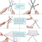 Lighten up Fire Pit Burning Rack Camping Stainless Steel Mesh Fireplace Foldable Stove BBQ Grill Patio With Replace Grilled Net