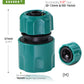 1/2'' 3/4'' 1'' Garden Water Connectors Tap Coupling Quick Adapter Hose Tubing Irrigation Joints Car Washing Fittings Faucet