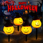 2024 Solar Lights Outdoor Waterproof Holiday Garden Pumpkin Lamp LED Lights Halloween Decorations Lawn Ground Plug Light 665