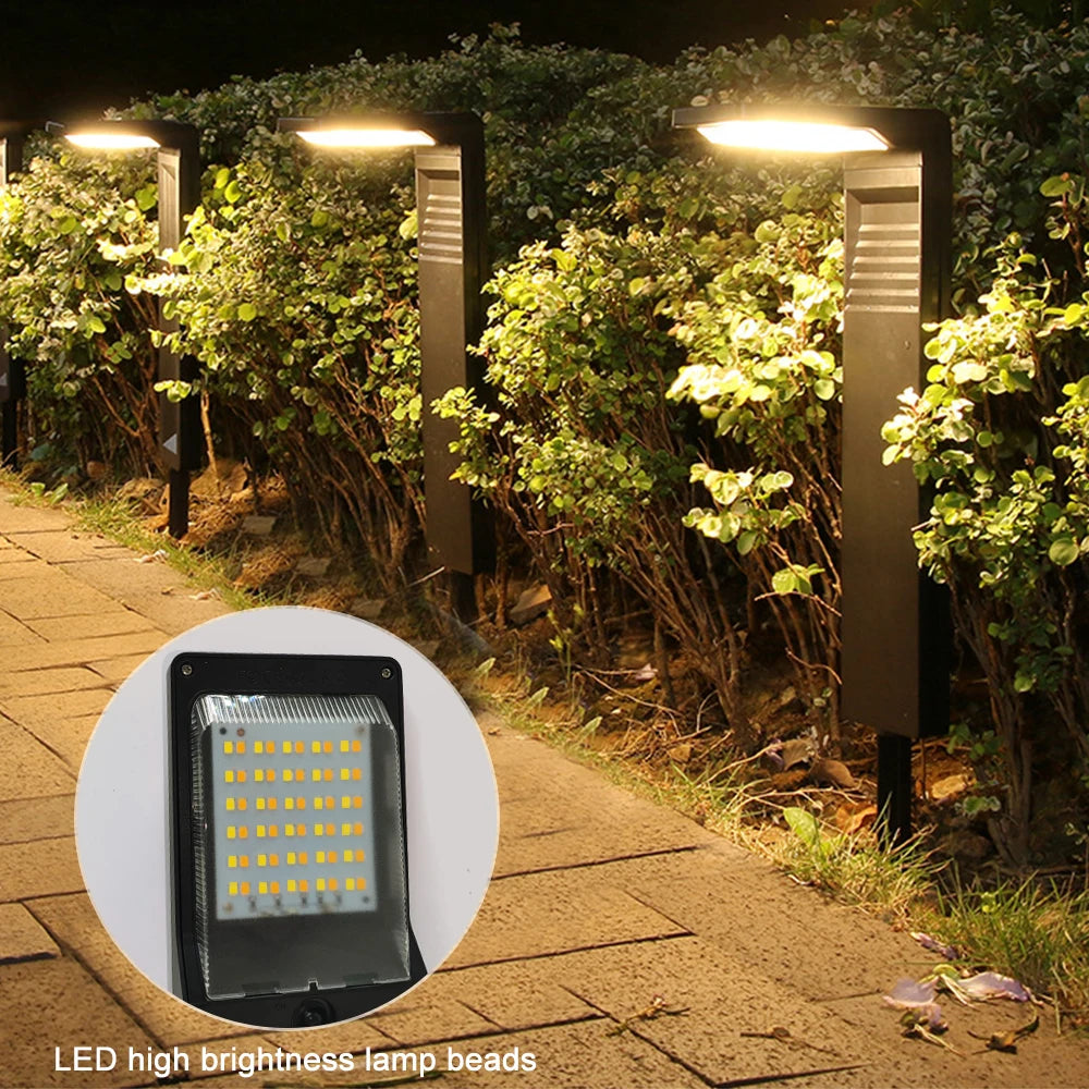 Super Bright Solar Powered Pathway Lights Outdoor Waterproof Lands Modes Driveway Sidewalk Walkway Garden Decor
