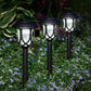 6-Pack Waterproof LED Solar Courtyard Lamps - Outdoor Lawn Lights for Garden Pathways and Landscape Lighting Decor