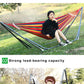 2-in-1 Hammock Hanging Chair fold Camping Thicken Swinging Chair Outdoor Hanging Bed Canvas Rocking Chair with Hammock Stand