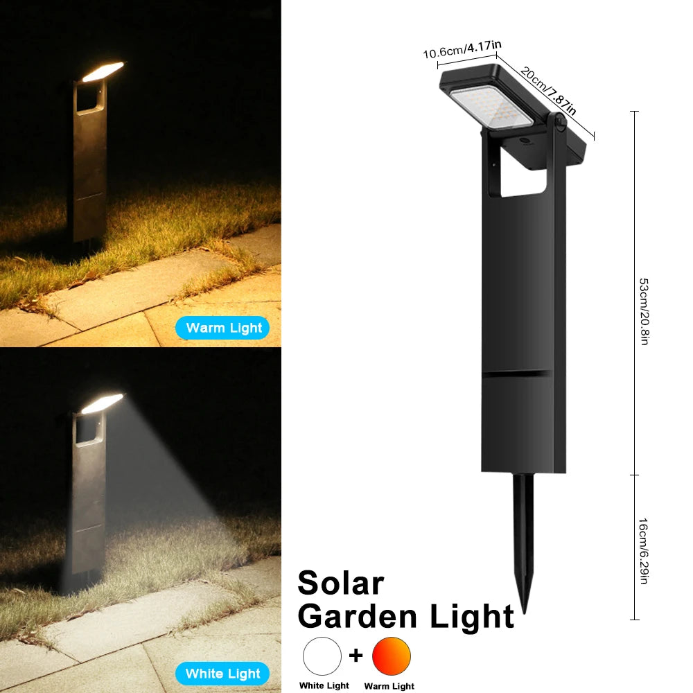 Super Bright Solar Powered Pathway Lights Outdoor Waterproof Lands Modes Driveway Sidewalk Walkway Garden Decor