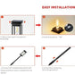 Solar LED Walkway Lights Outdoor Waterproof Durable Tungsten Warm Light Garden Patio Driveway Sidewalk Splice Decorative Lights