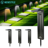 Super Bright Solar Powered Pathway Lights Outdoor Waterproof Lands Modes Driveway Sidewalk Walkway Garden Decor