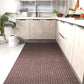Striped Polyester PVC Doormat, Water-Resistant, Non-Slip, Stain-Resistant, Machine-Made, Outdoor Entrance Mat Easy Clean Durable