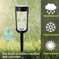 4 Pcs Solar Hourglass Lawn Lamp IP65 Waterproof Garden Light Flashing LED Landscape Light for Outdoor Garden Landscape Patio