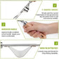 Stainless Steel Wood Handle Garden Weeder Hand Weeding Removal Cutter Puller Tools Multifunction Weeder Transplant Garden Tools