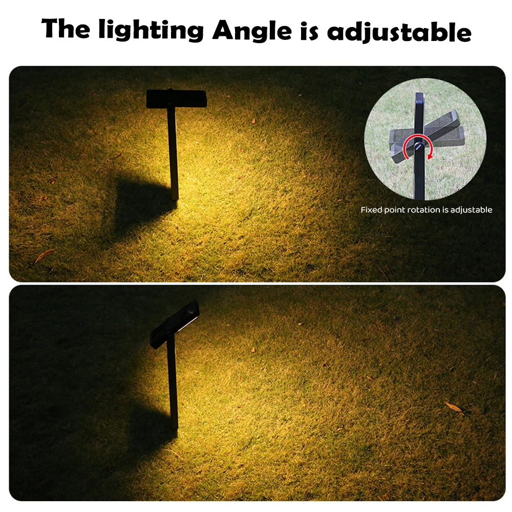 Super Bright Solar Powered Pathway Lights Outdoor Waterproof Lands Modes Driveway Sidewalk Walkway Garden Decor